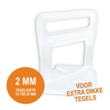 Uitvulplaatjes en leveling systeem 2mm 250stuks